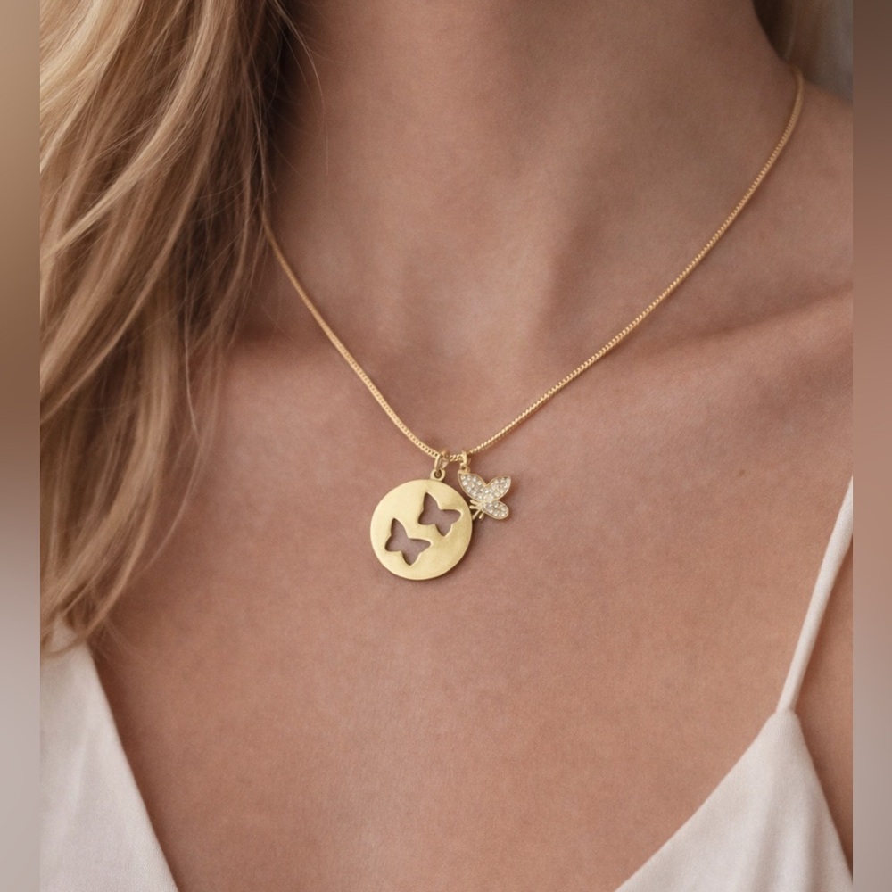 Sweetpeeps Los Angeles butterfly necklace